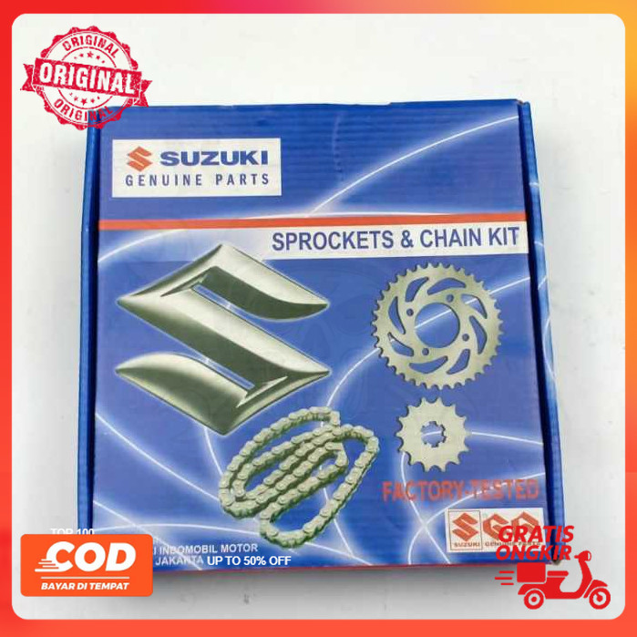 gear set satria fu - gear satria fu old - satria fu injeksi new original part motor riders