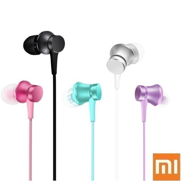 Headset Earphone Xiaomi Mi A1 / Mi 5X / Mi Max 2 / Redmi 4X Original - Hitam
