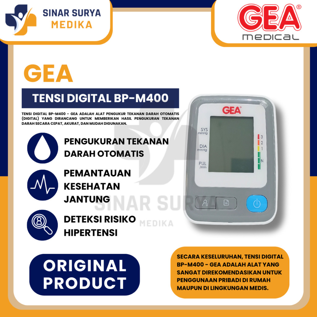 Tensimeter Digital Lengan BP-M400/ Tensimeter Digital GEA