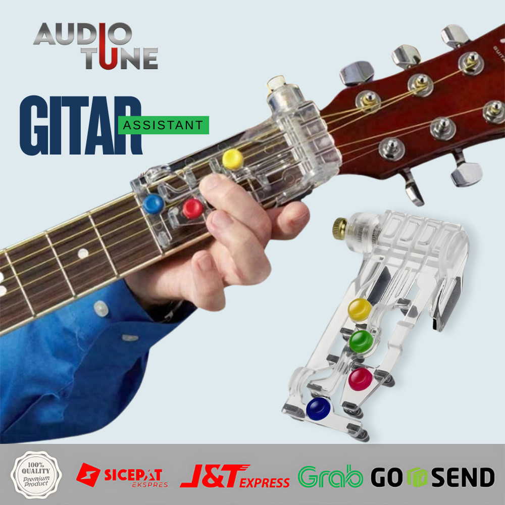 Gitar Anti Sakit Alat Bantu Mengajar untuk Belajar Gitar Chord Buddy Aksesori