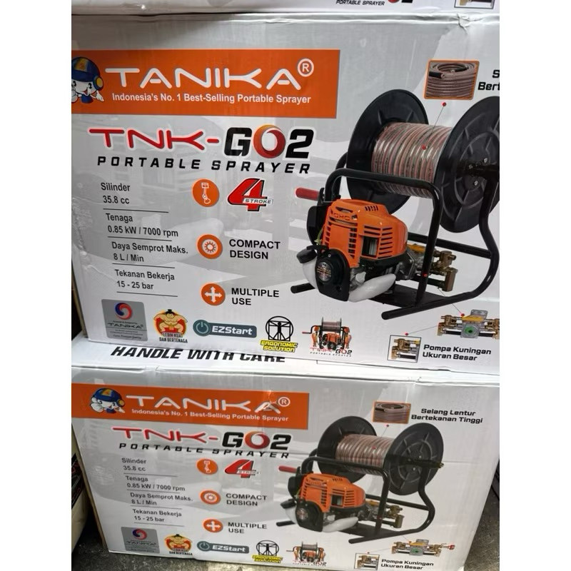 TANIKA GO2 4 TAK PORTABLE SPRAYER MESIN DOORSMMER PERKEBUNAN (SELANG 20M)