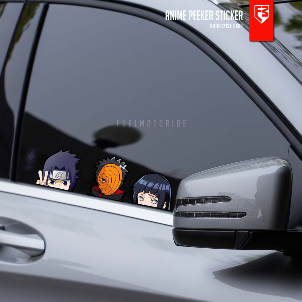 Sticker Anime Naruto Peeker Mobil Motor