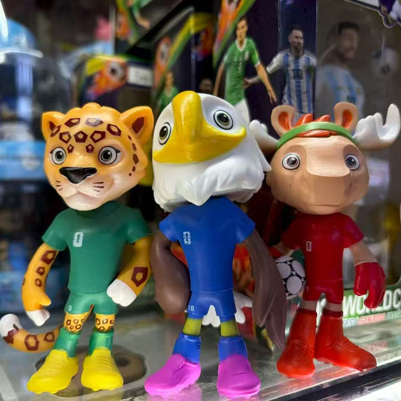 2026 World Cup Mascot POP Figure Doll Figurine Decoration Ornaments PVC Action Figure Collection Mod