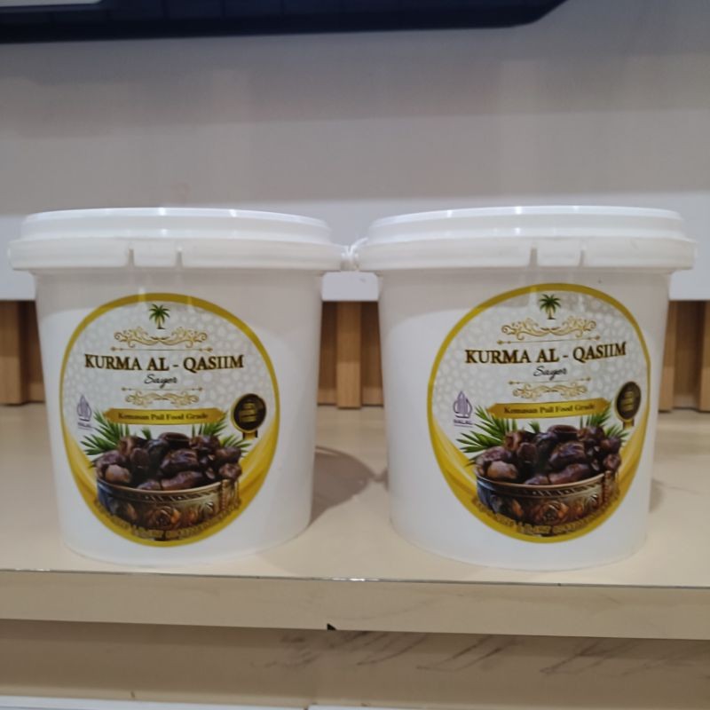 DISKON Kurma Al qasiim kemasan ember | buah kurma persiapan ramadhan netto 400gr