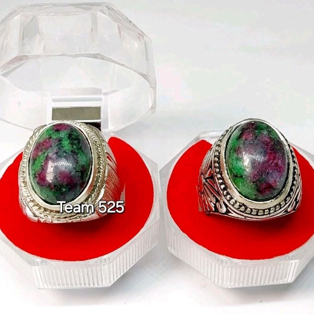 Cincin Batu Ruby Tadulako Asli Pria Wanita Dim 18 mm Cincin Pria Wanita Terlaris #Batuakik