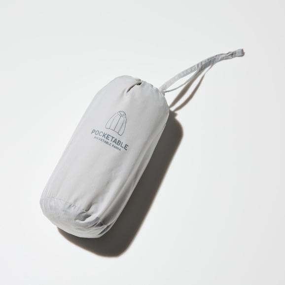 Jaket Parka Saku Proteksi Sinar UV Water Repellent UNIQLO Wanita Original Jastip - Putih, S