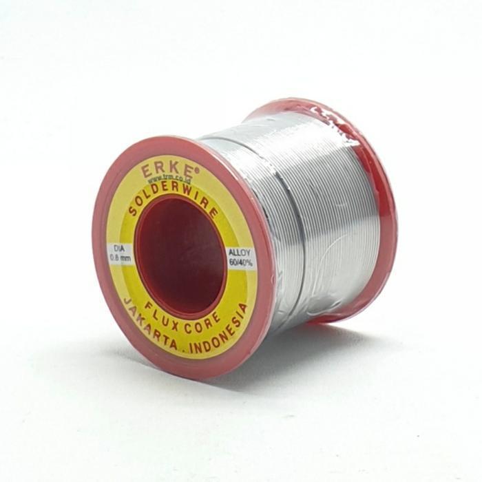 Timah solder 1/5kg Erke/Unique alloy 60/40 0.8mm TERLARIS