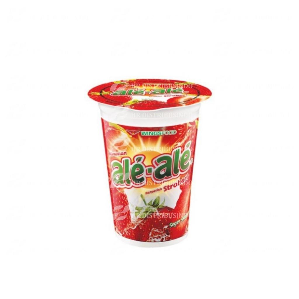MINUMAN ALE-ALE CUP STRAWBERRY 190 ML