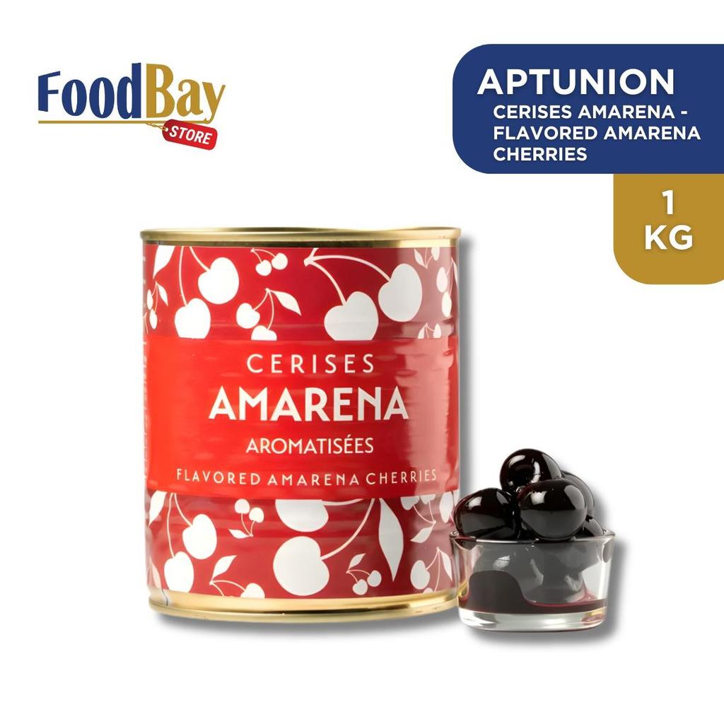 APTUNION Flavored Amarena Cherries Buah Ceri Sirup Syrup Cerry 1 Kg