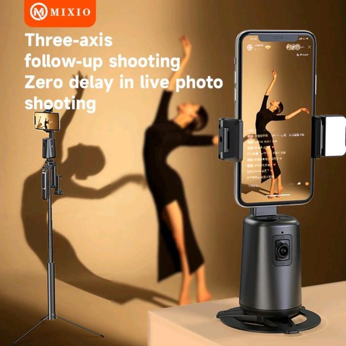 MIXIO A200 Auto Face Tracking Gimbal Handphone Stabilizer 360° - gimbal