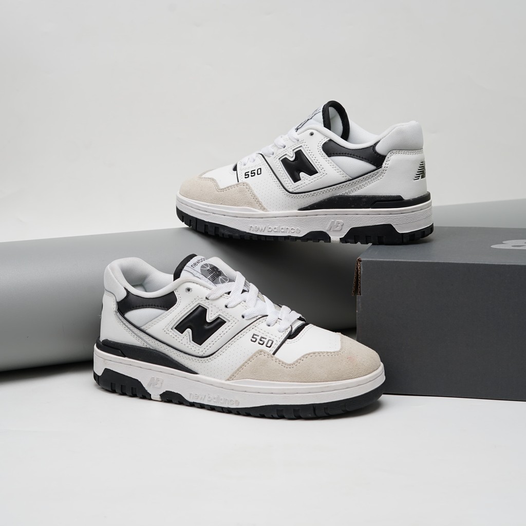 New Balance  550 Sea Salt White Black