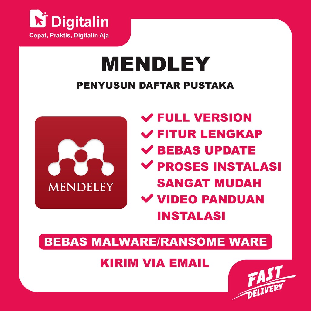 Mendeley Desktop 2026 Full Version Original Lifetime + Software Penyusun Daftar Pustaka Otomatis (WI