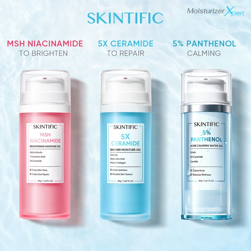 [SKINTIFIC AUTHORIZED] Big Size 80g Moisturizer Mel / Krim Wajah / Moisturizer Mencerahkan / Cream s