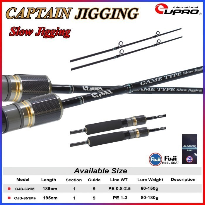 JORAN PANCING EUPRO CAPTAIN JIGGING SLOW JIG SPINNING - CJS631M