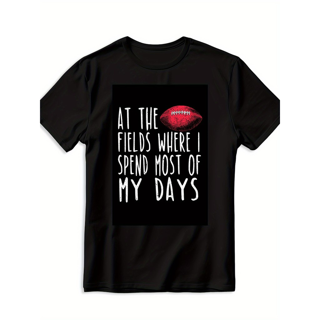 Kaus Pria Katun Lembut Desain Warna & Halloween - Kaus Santai Kerah Bulat Hitam Berkualitas Tinggi d