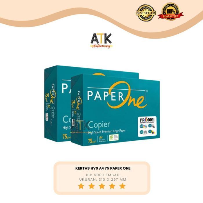 Inkwell Store Kertas Fotocopy A4 75 Gram Paper One atk - A4 75 Gram