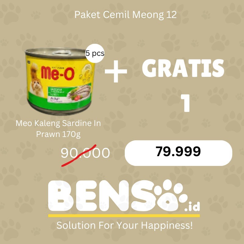 Makanan Kucing - Paket Cemil Meong 12 - Makanan Kucing Basah