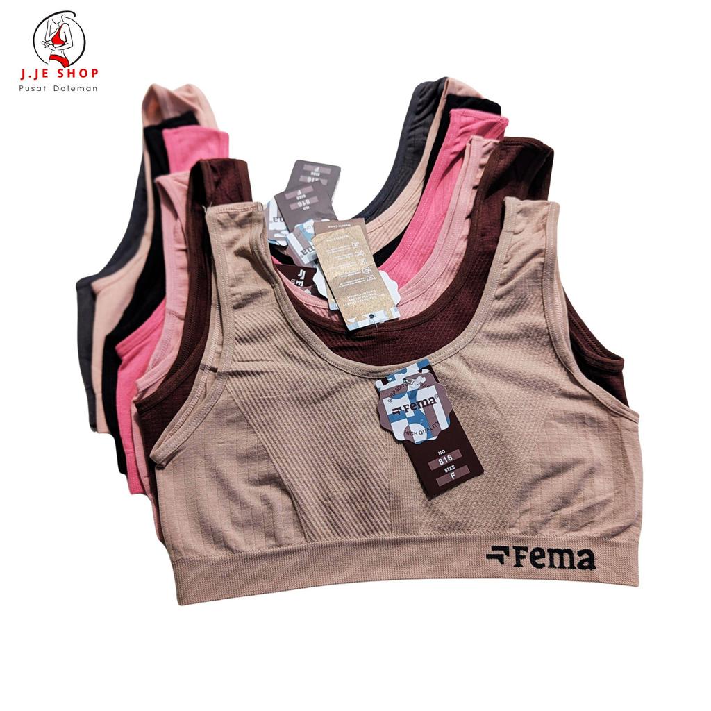 Miniset Wanita Fema-Bra Rajut Tanpa Busa, Paket Bundle 3, 6, 12 Pcs - Nyaman & Berkualitas Bh Dewasa