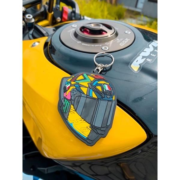 New Keychain Agv Pista Gpr Rossi Soleluna Joystick 2016 Gantungan