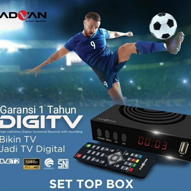 STB TV Box Terestrial DVB T2 set top Box Advan Digipro