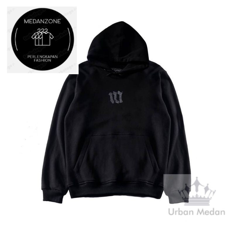 GROWN - Hoodie Black Skeleton