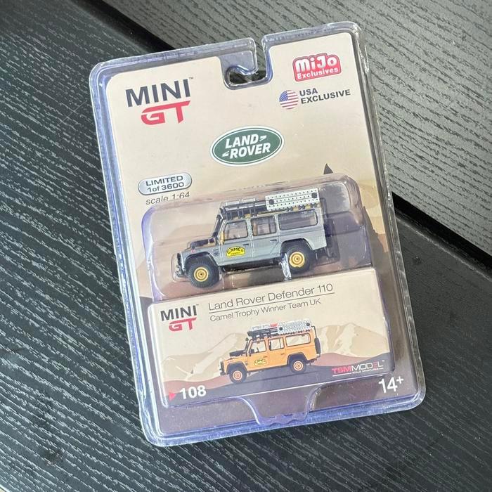 Chase Mini GT 108 Land Rover Defender 110 Camel Trophy Winner UK PStore27