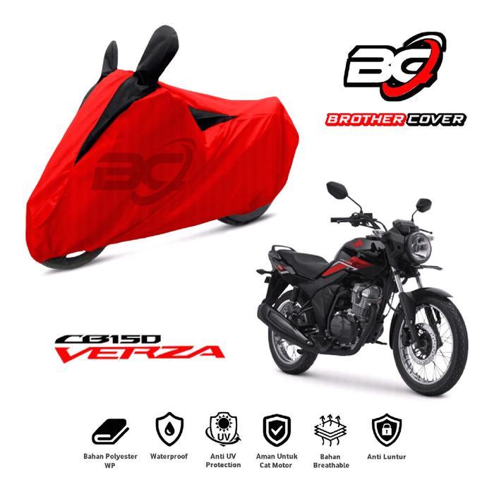 Sarung Motor CB150 Verza Penutup Motor CB150 Verza Cover Motor CB150 Verza Waterproof - Merah