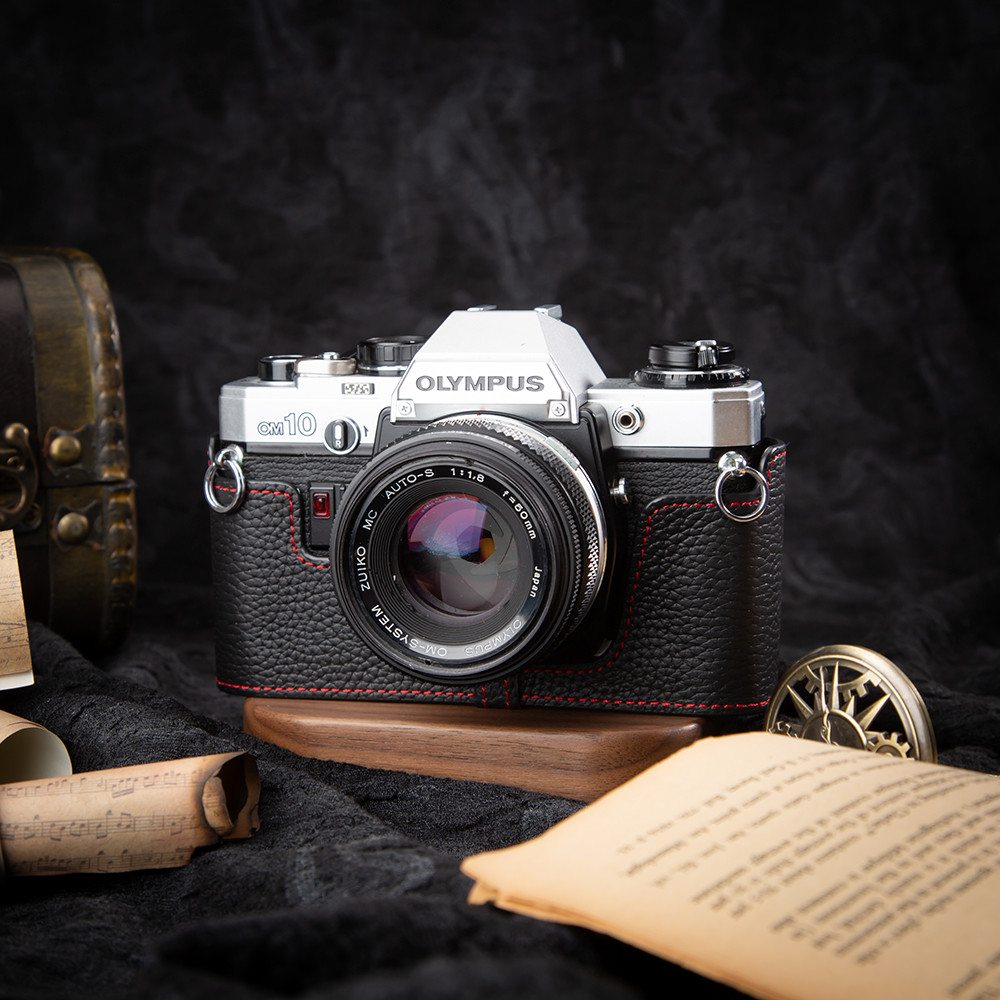 OM-10/20/30 Cover Bag Leather Camera Bag For Olympus OM-10/OM-20/OM-30 Case Genuine Leather Camera H