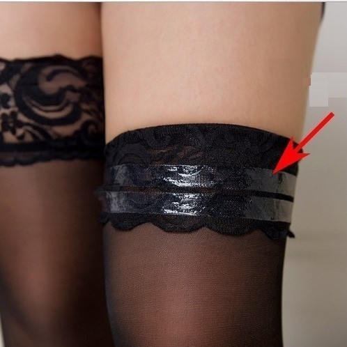 Stocking wanita sexy Transparan stockings lingerie Bahan Tipis Erotis Karet Dalam | 1111 - shui.ofc