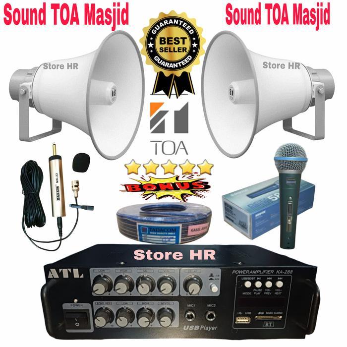 sound System paket speaker toa mesjid ampli bluetooth USB bluetooth