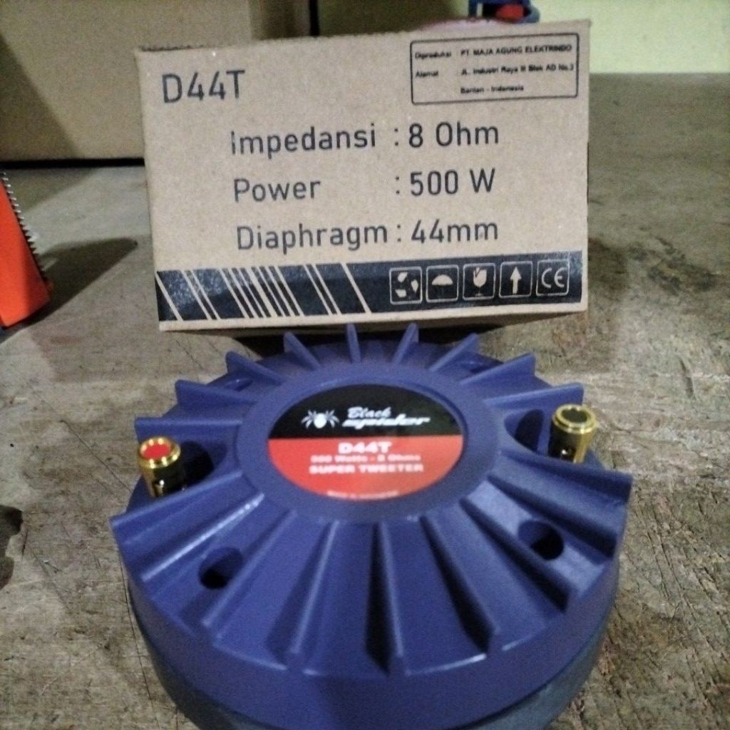 SL SPEAKER TWEETER DRIVER TWEETER HIGH BLACKSPIDER 44