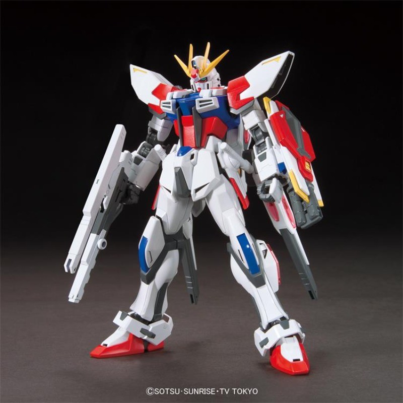 Bandai Original GUNDAM HG BF 1/144 Anime Build Strike Gundam Action Figure Assembly Model Toys Colle