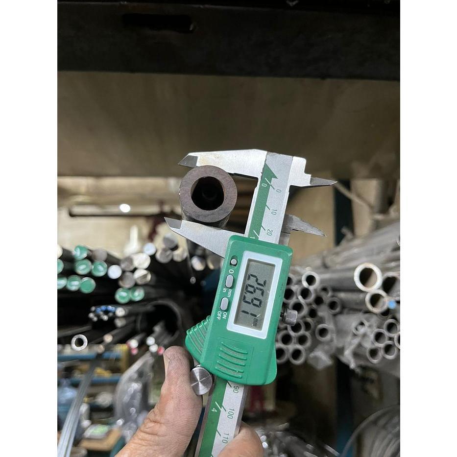 pipa besi hitam uk 3/4 inc sch 160 custom - 50cm