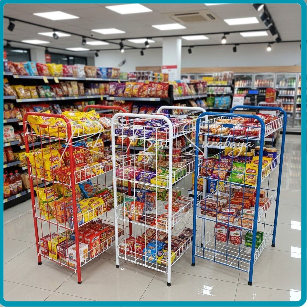 Rak Chiki mini random Serbaguna Snack Murah/Keranjang Jajan/Rak Toko Jualan/Rak Penyimpanan/Rak Disp