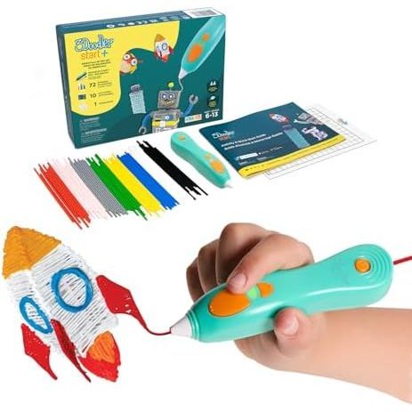 3Doodler Start+ Essentials 3D Pen Set for Kids, Easy to Use, Learn from Home Art Activity Set, Educa