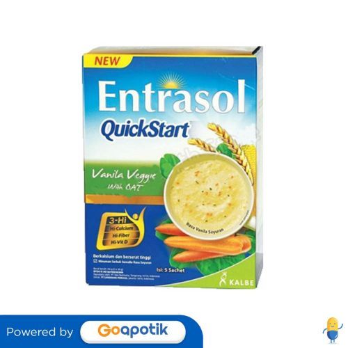 Entrasol Quickstart Rasa Vanilla Veggie Box 5 Sachet