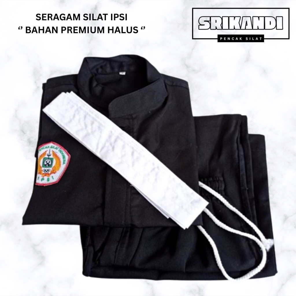 BAJU SILAT IPSI PREMIUM AMERICAN DRILL / SERAGAM SILAT IPSI LENGKAP