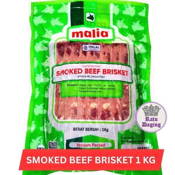 Aroma Beef Bacon / Smoked Beef Brisket @1kg - HALAL