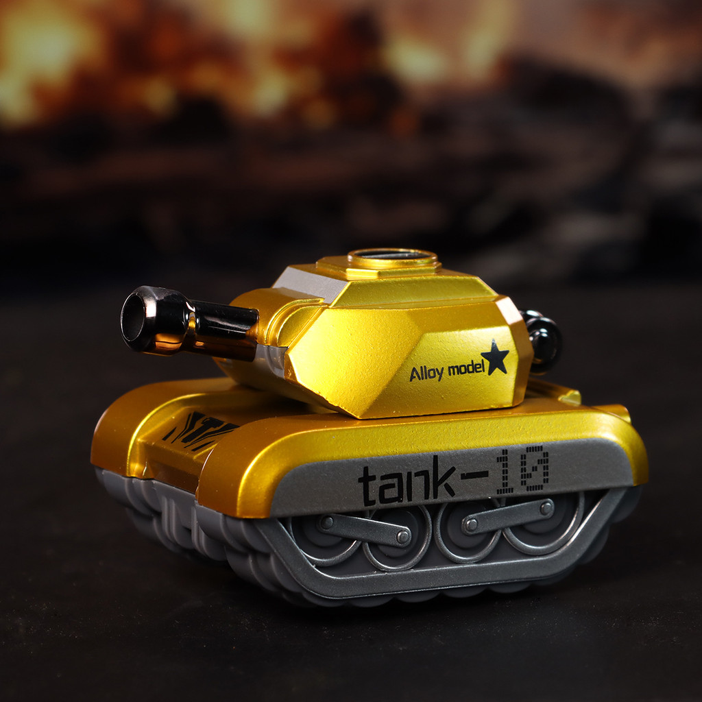 Kereta Luncur Model Baju Besi/Paduan Tank Mainan Tarik Anak-anak/Hadiah Militer/Ornamen Kecil Kue