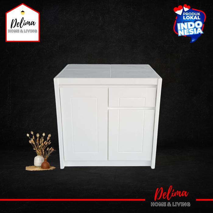 MEJA DAPUR 2 PINTU /KITCHEN SET BAWAH /RAK KOMPOR/RAK PIRING MINIMALIS/NOTA INVOICE