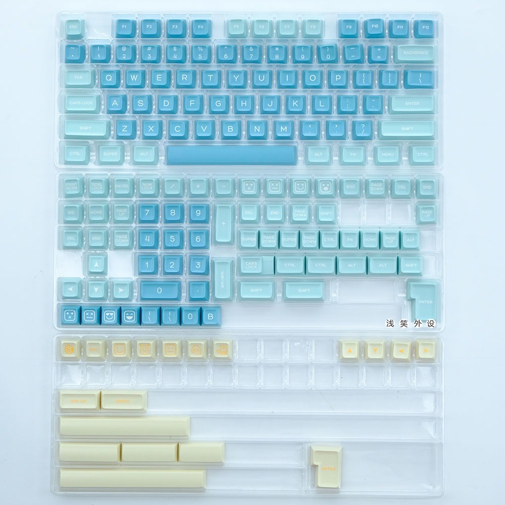 G-Q-Y-Q Rome Keycap SA Profile Keycaps PBT Double Shot Key Caps Set ISO Enter 7U Spacebar for Custom