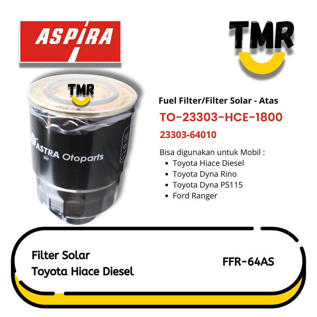 Fuel Filter Toyota Hiace Diesel LH11 Aspira