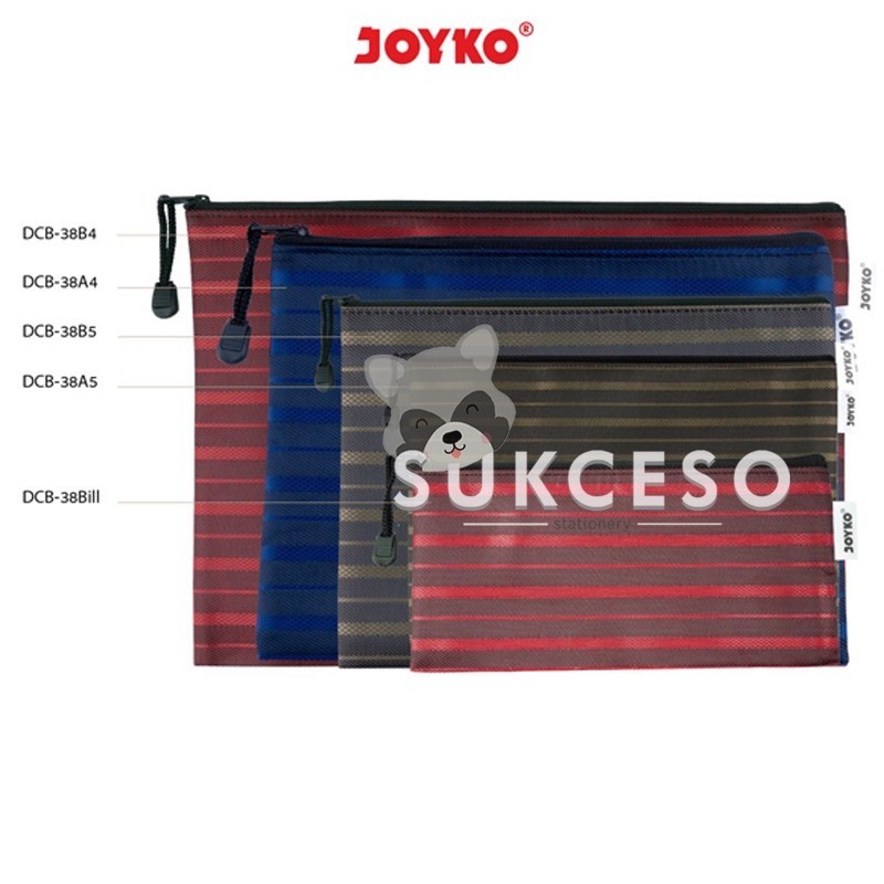 Joyko Document Bag DCB-38 / Map Tas Dokumen Motif Warna Lucu Berkualitas