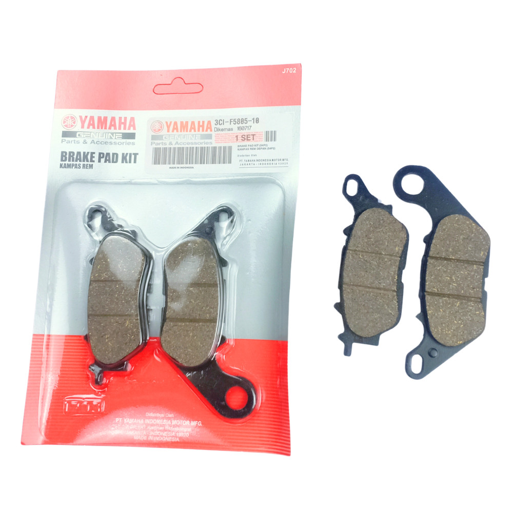 ori kampas rem belakang nmax - kampas rem depan mio j 3CI original part motor rundengan