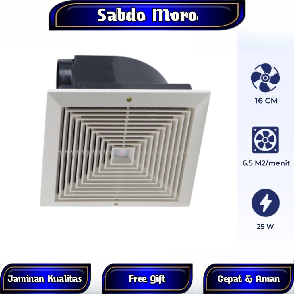 Maspion Exhaust Fan MV-16EX Exhaust Plafon MV16EX / MV16 EX / MV 16EX / MV-16 EX