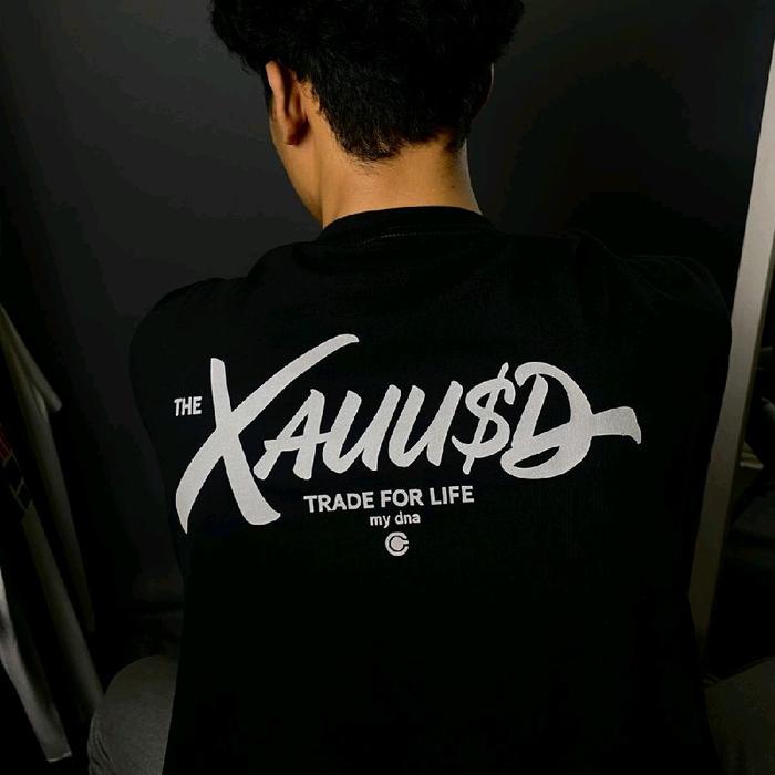 T-shir Trader XAUUSD – Kaos Katun Combed 24s Premium Unisex Pria dan Wanita | Kaos Trader Forex Emas