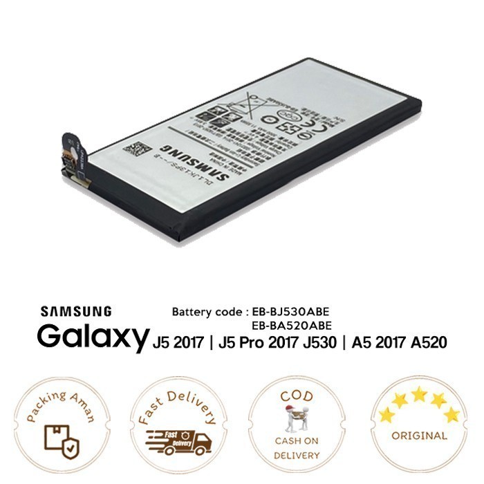 Baterai SMSUNG J5 2017 J5 PRO 2017 J530 A5 2017 A520 ORGNAL