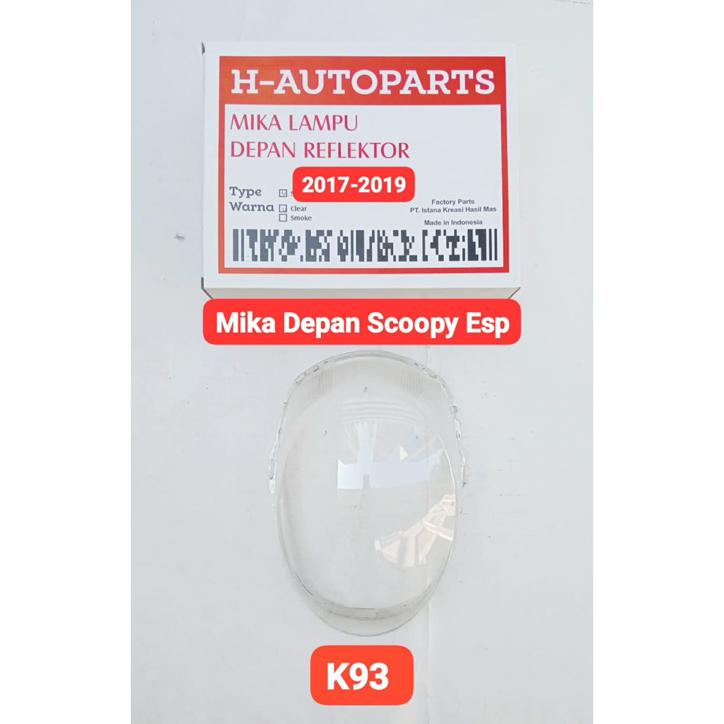 MIKA DEPAN REFLEKTOR SCOOPY ESP SCOPY 2017-2019