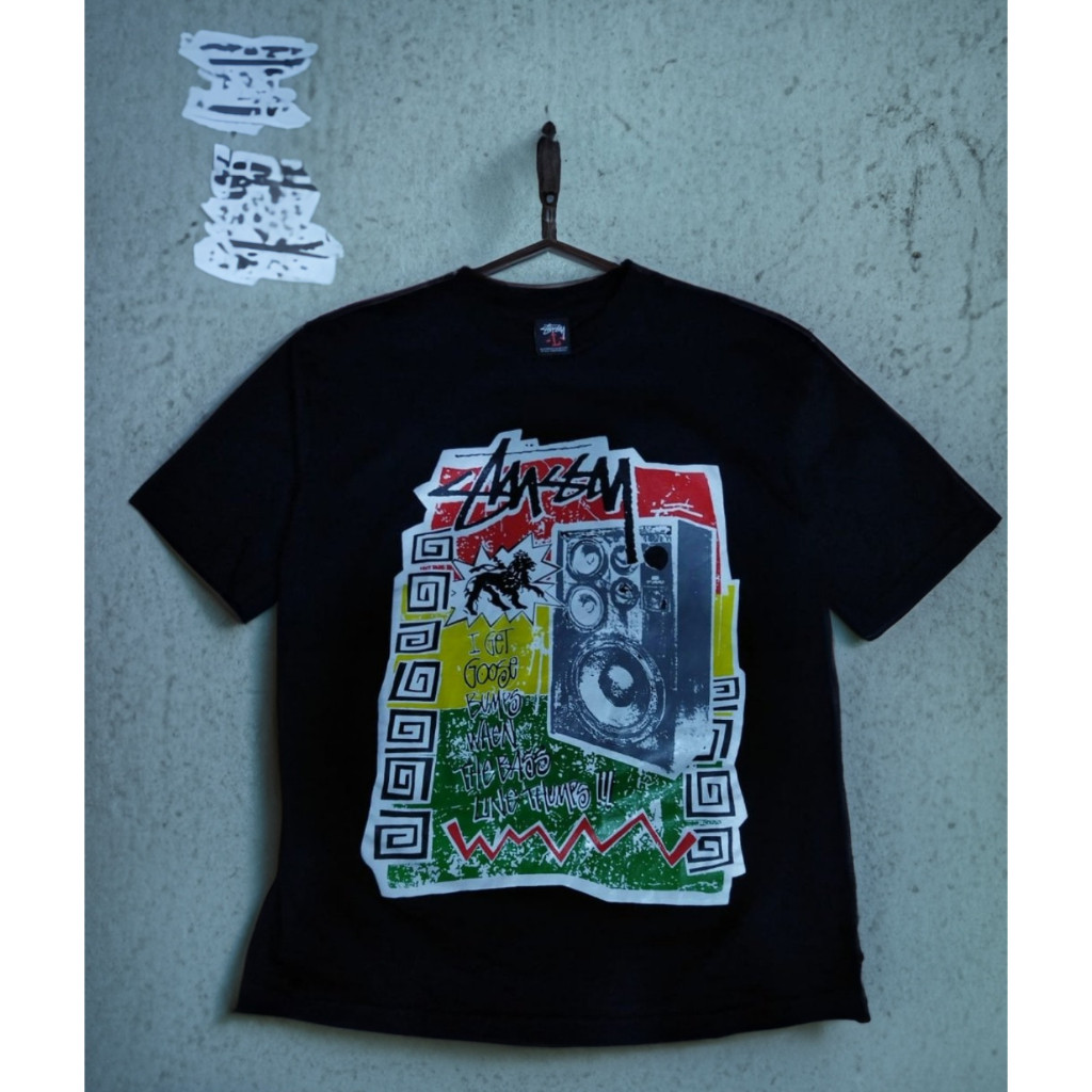STUSSY X BOB MARLEY TSHIRT