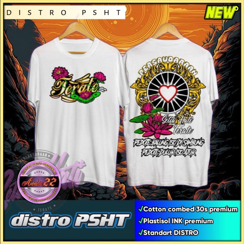 KAOS PSHT PUTIH ELEGAN/KAOS DISTRO/BISA COD (kode D1)
